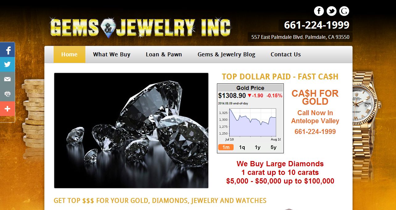 Gems & Jewelry Inc Palmdale, CA
