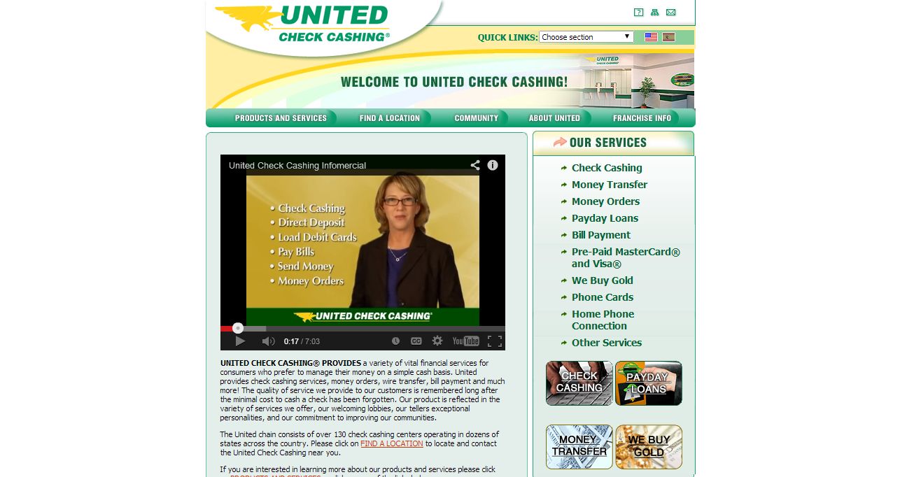 United Check Cashing Bridgeport, CT