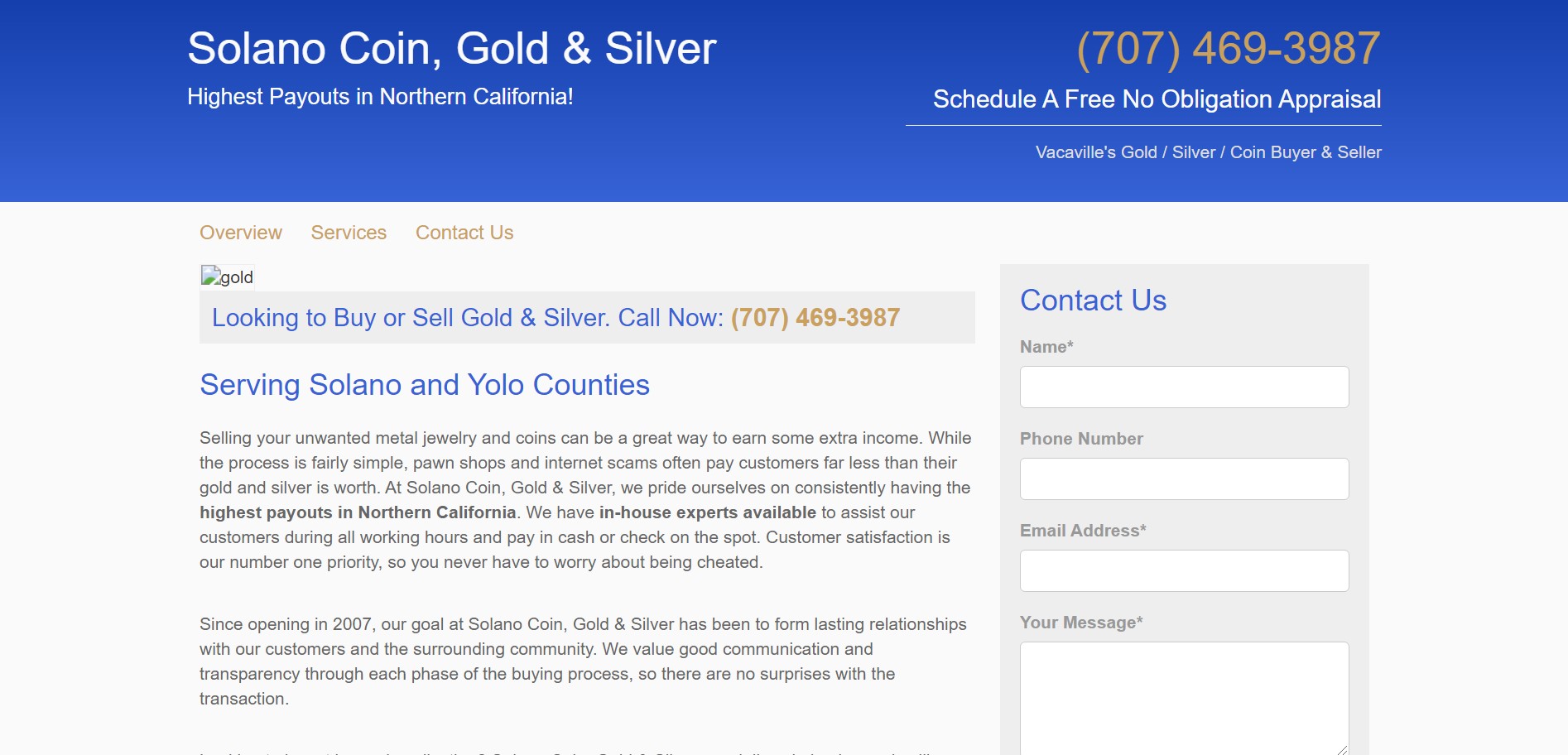 Solano Coin Gold & Silver Vacaville, CA