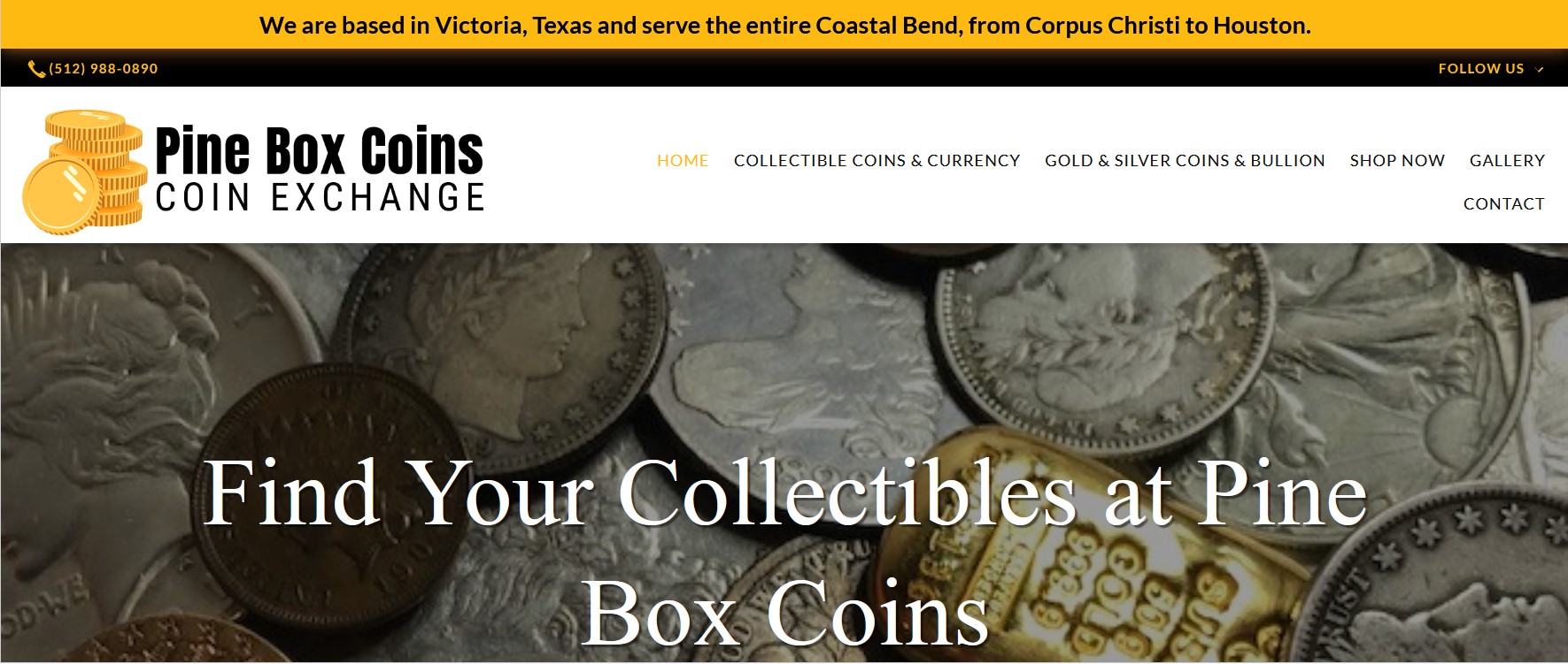 Pine Box Coins Victoria, TX