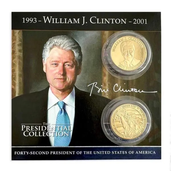 Bill Clinton Coin Presidential Coins of America