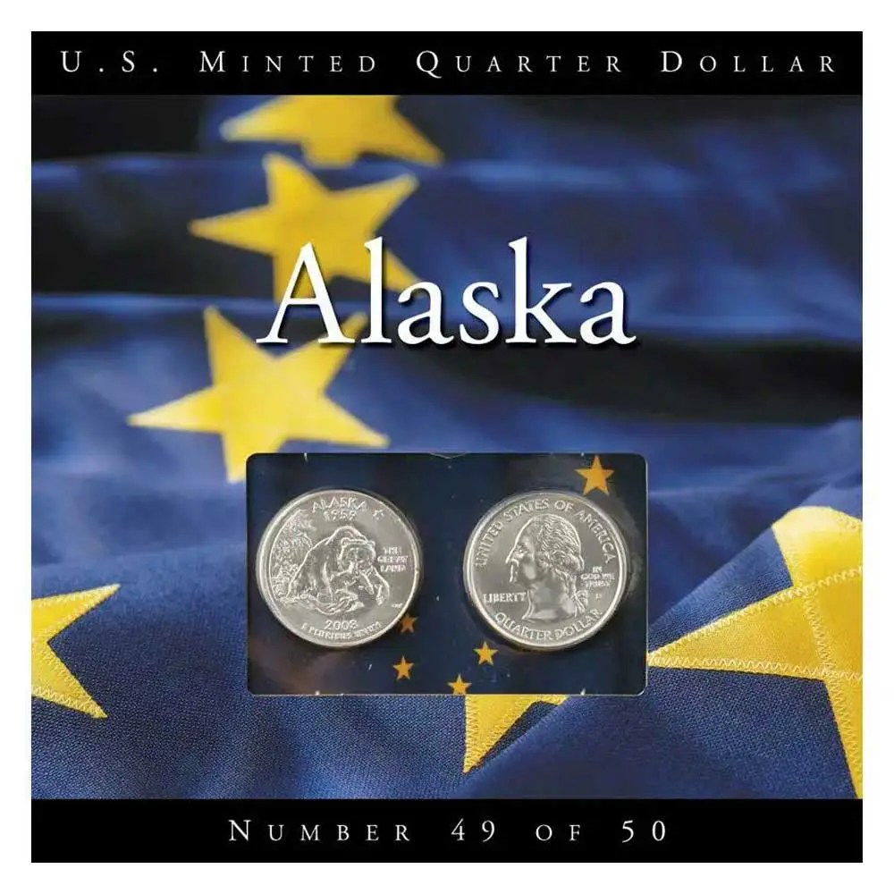 Alaska Quarter State Quarter Coins of America