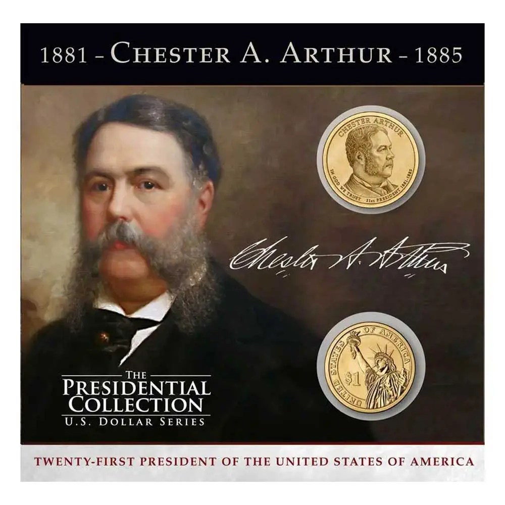 Chester Arthur Coin Presidential Coins of America