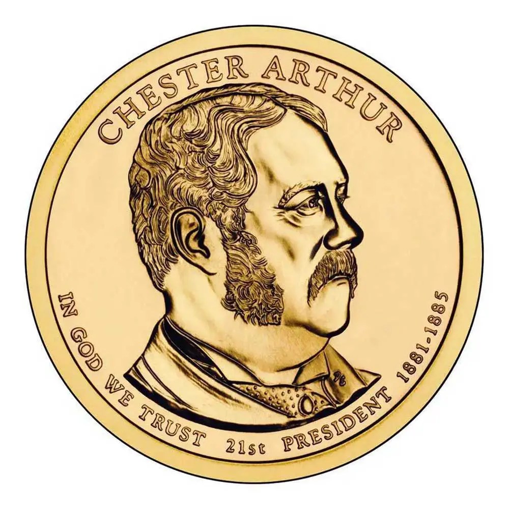Chester Arthur Coin Presidential Coins of America