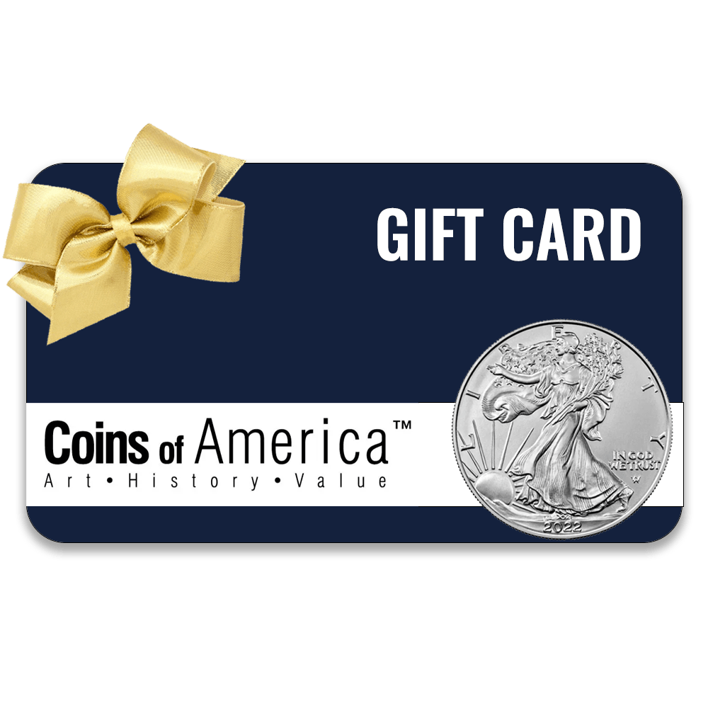 Coins of America Gift Card Coins of America