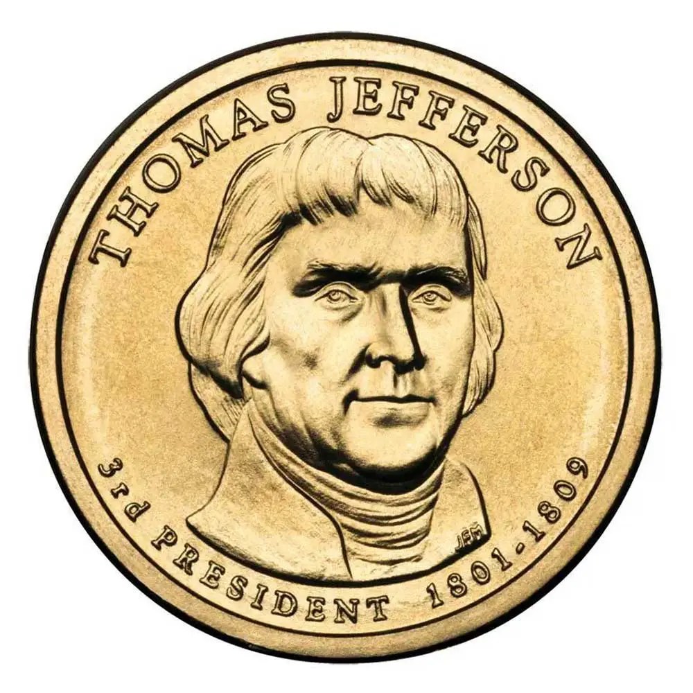 Thomas Jefferson Dollar Coin Buy Presidential Dollars