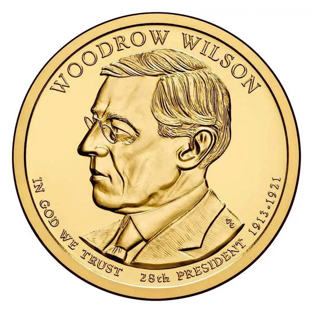 Woodrow Wilson Dollar Coin Buy Presidential Dollars