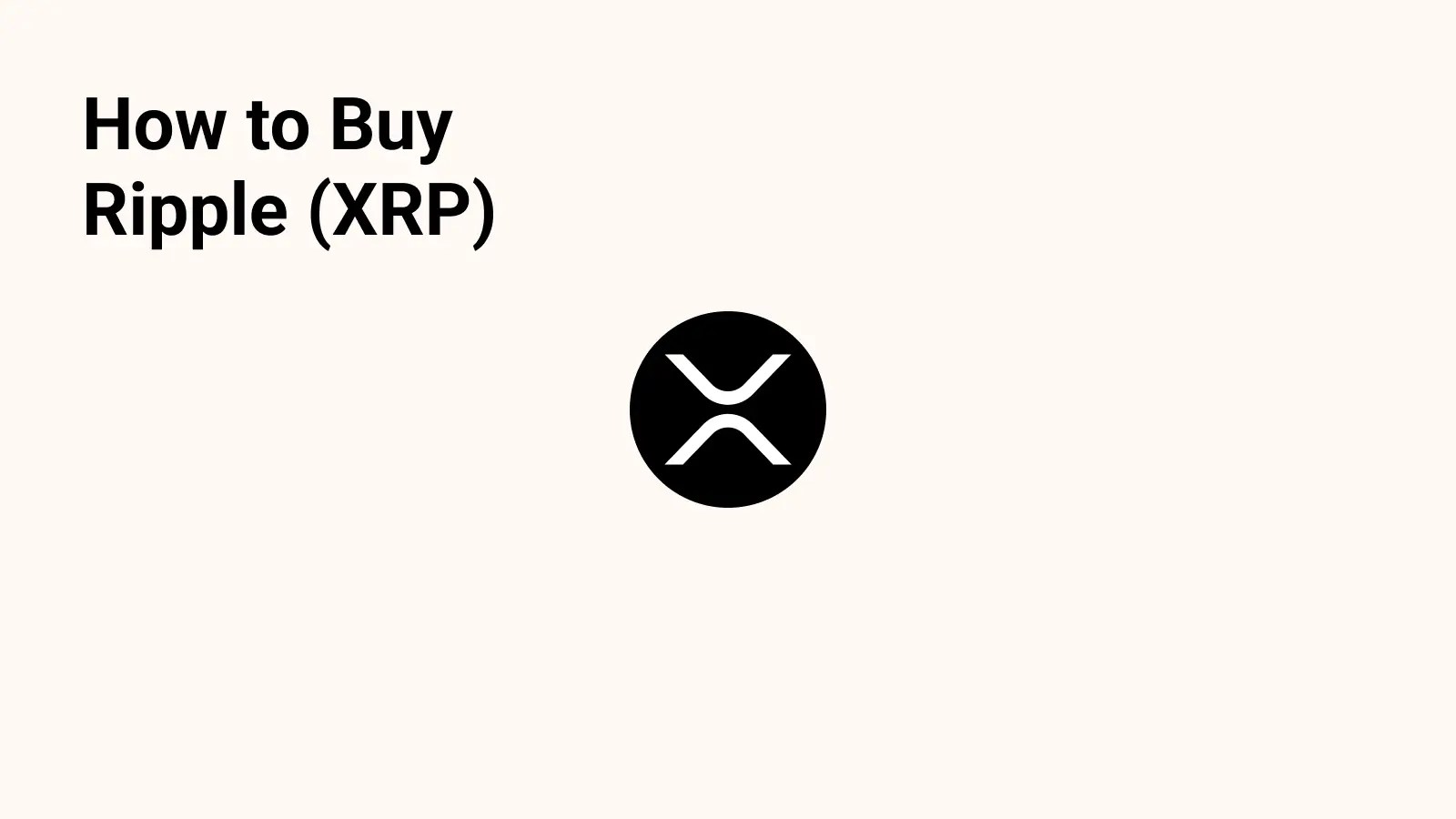How to Buy XRP Where, How and Why CoinStats Blog