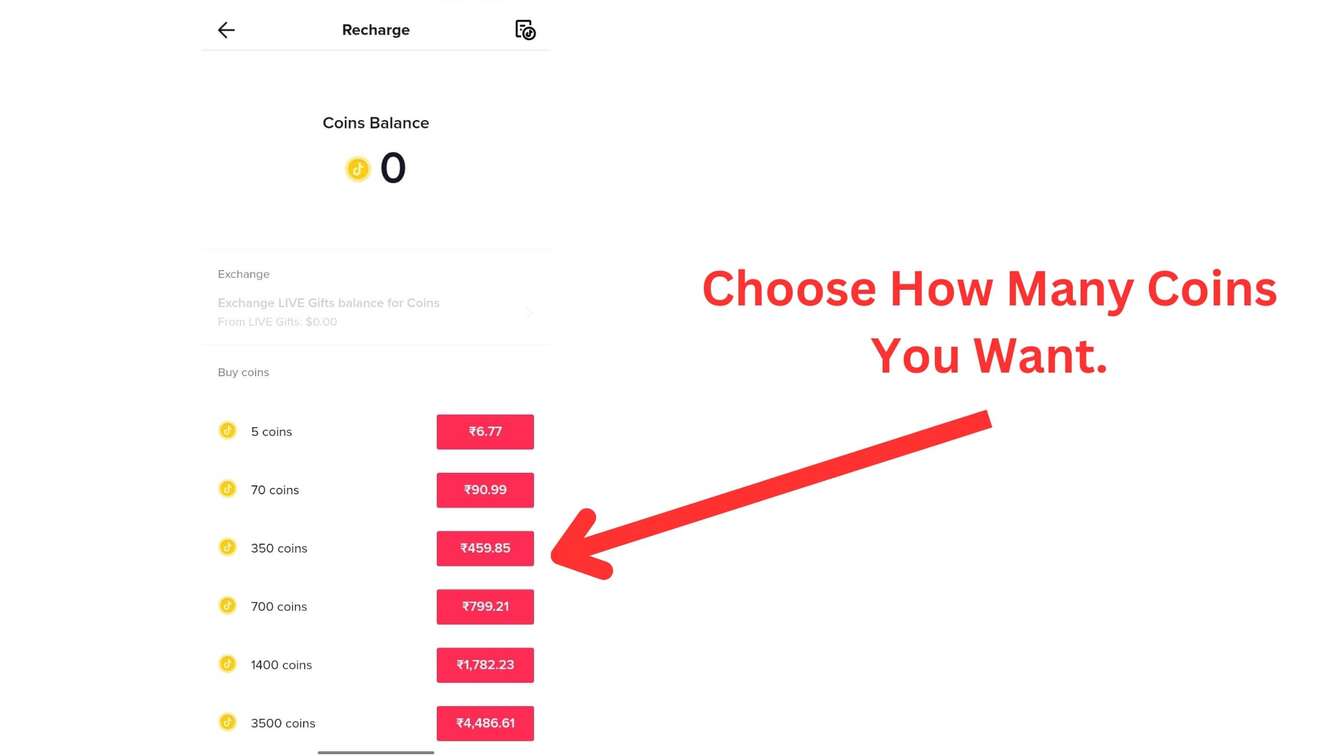 TikTok Coins To USD Gift Points To Money Calculator