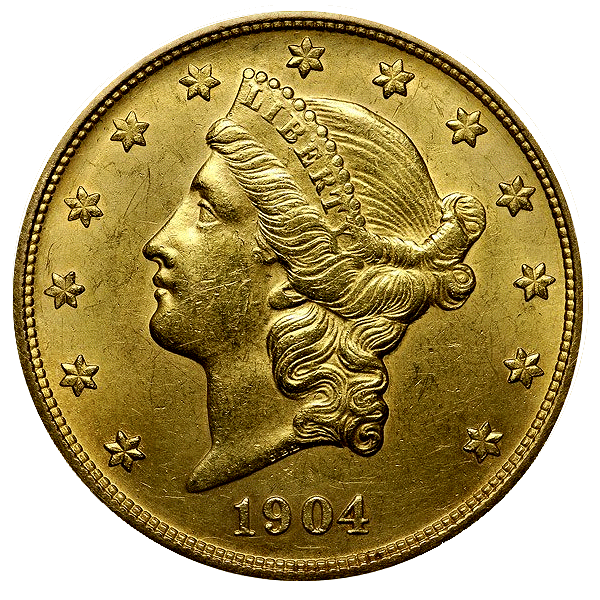 Counterfeit Coin Detection 1904 Gold 20 Double Eagle