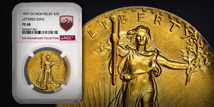 1907 Ultra High Relief 20 Realizes Astounding 3.6 Million in