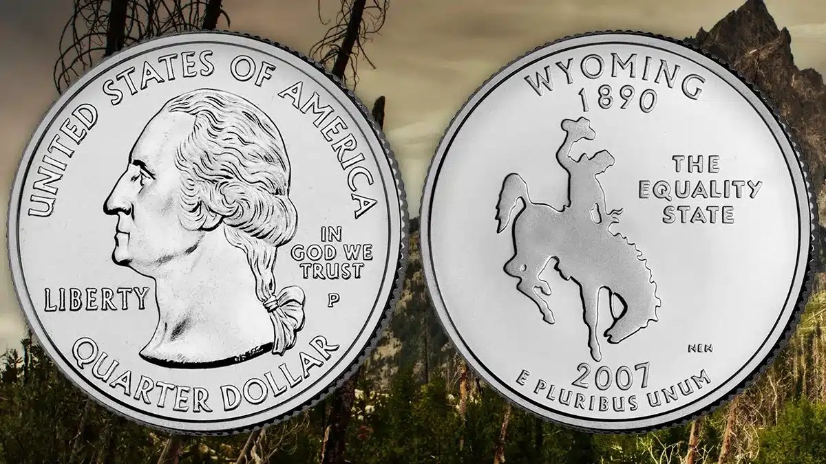 2007P Wyoming State Quarter History and Value CoinWeek