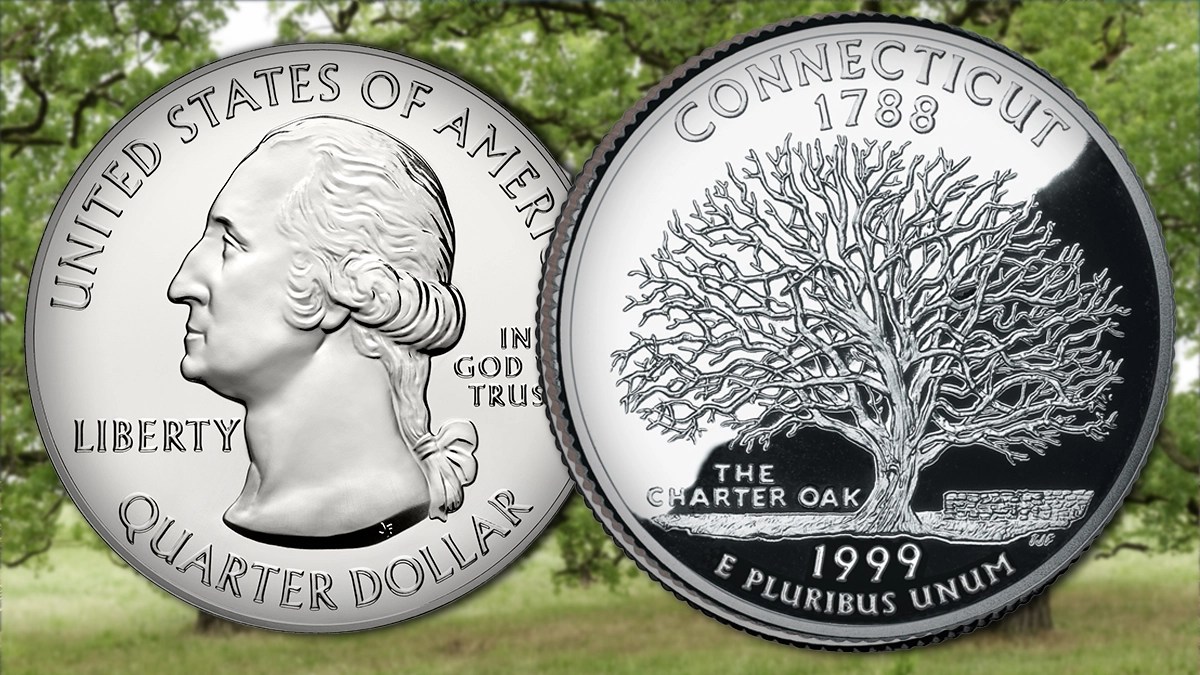 1999 Connecticut 50 State Quarter History & Value CoinWeek