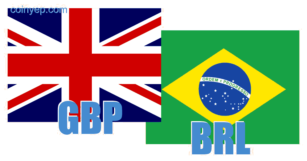 Libra esterlina Real brasileiro (GBP/BRL) Calculadora de moedas e
