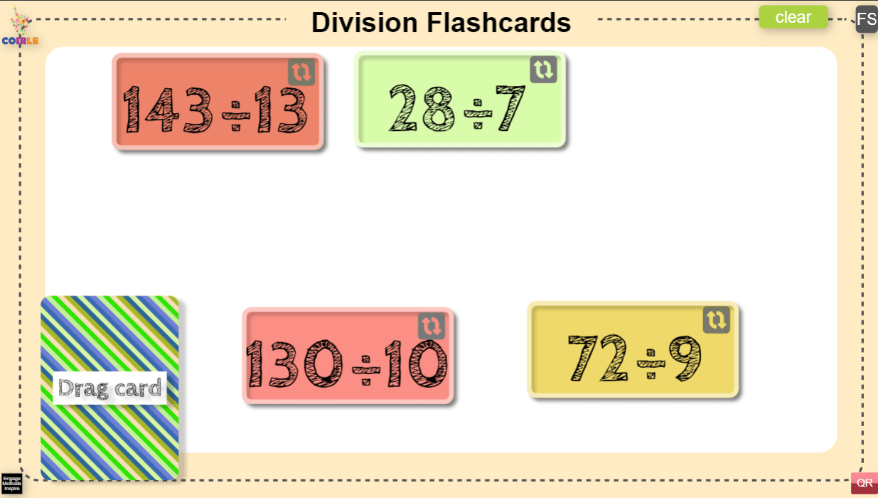 Division Flashcards Coirle