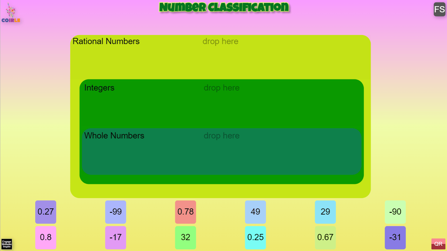 Number Classification Coirle