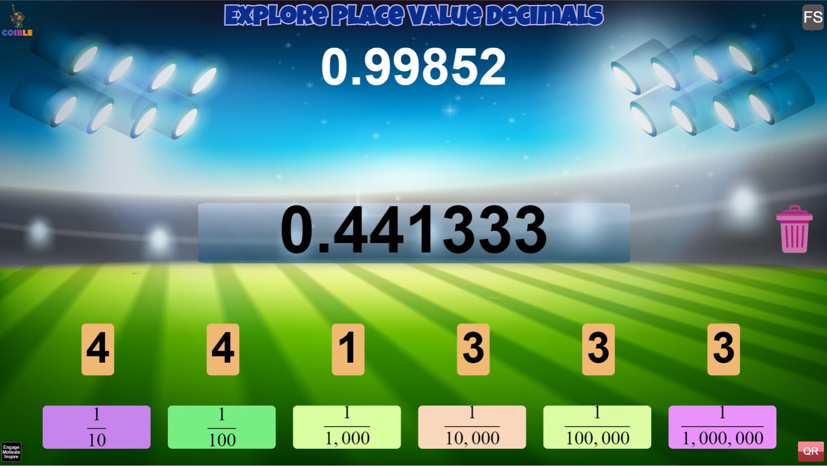 Explore Place Value Decimals Coirle