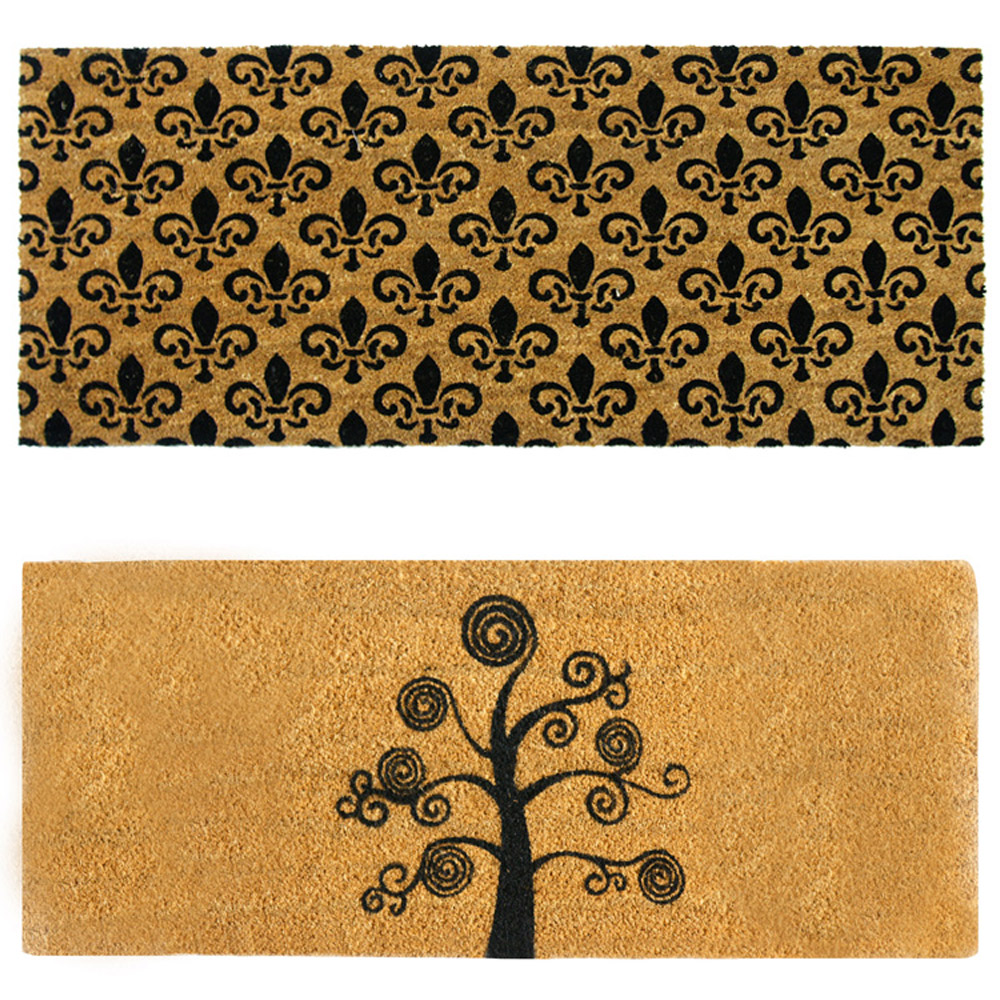 RubberCal Country "Oversized" Front Door Mat Kit 24" x 57" 2 Door Mats