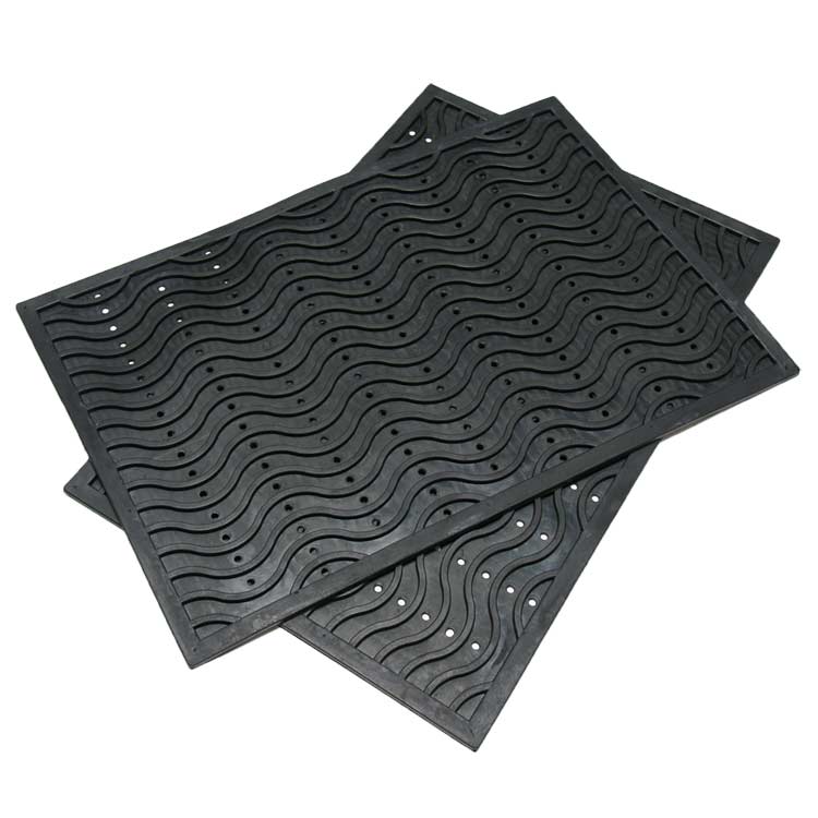"DuraScraper Wave" Rubber Door Mat