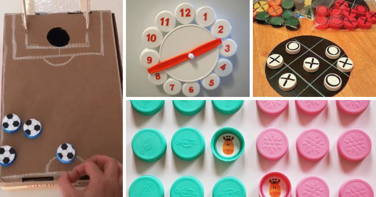 Ideias De Jogos Com Tampinhas