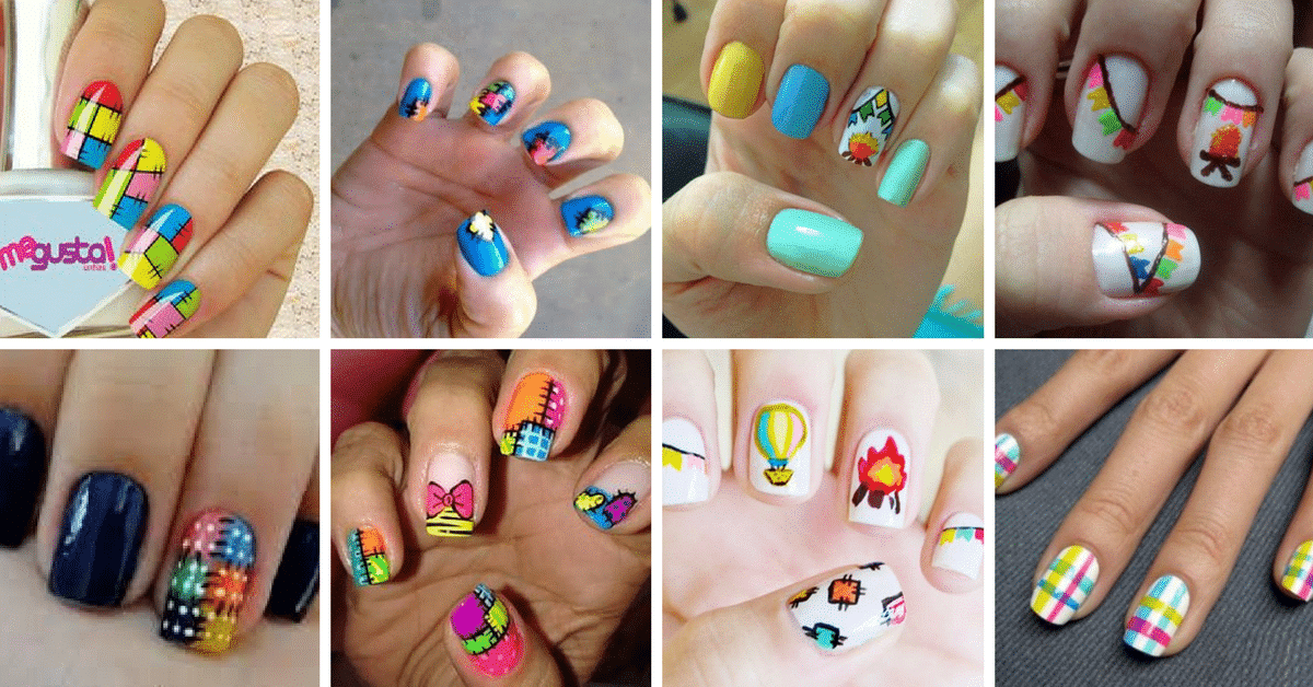 20+ Unhas Decoradas Para Festa Junina