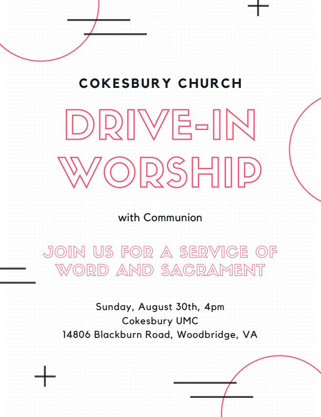 August 2020 Cokesbury United Methodist Church