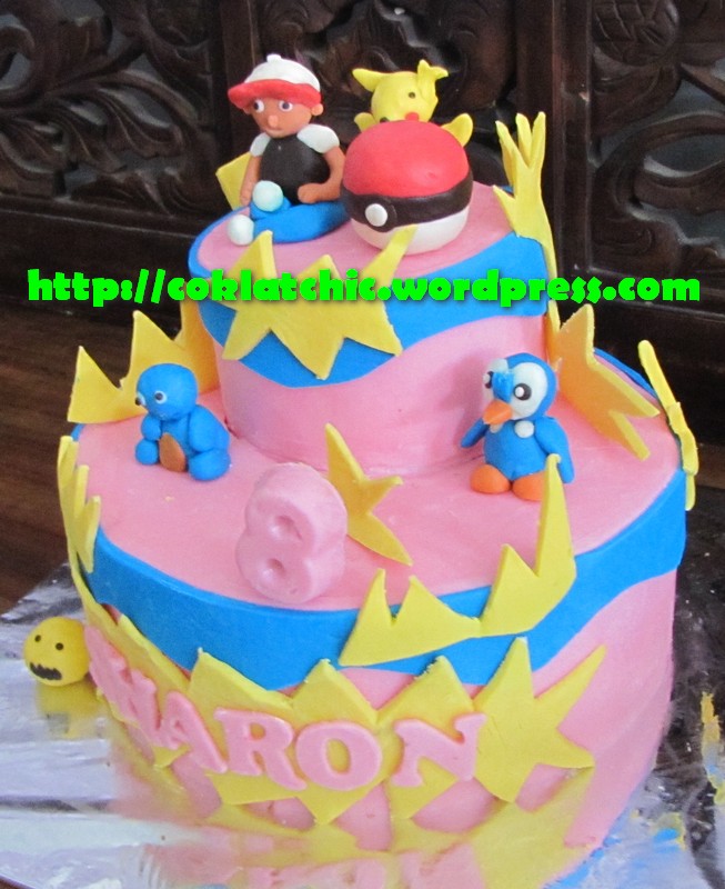Cake pokemon dan minicake tom head SHARON Jual Kue Ulang Tahun