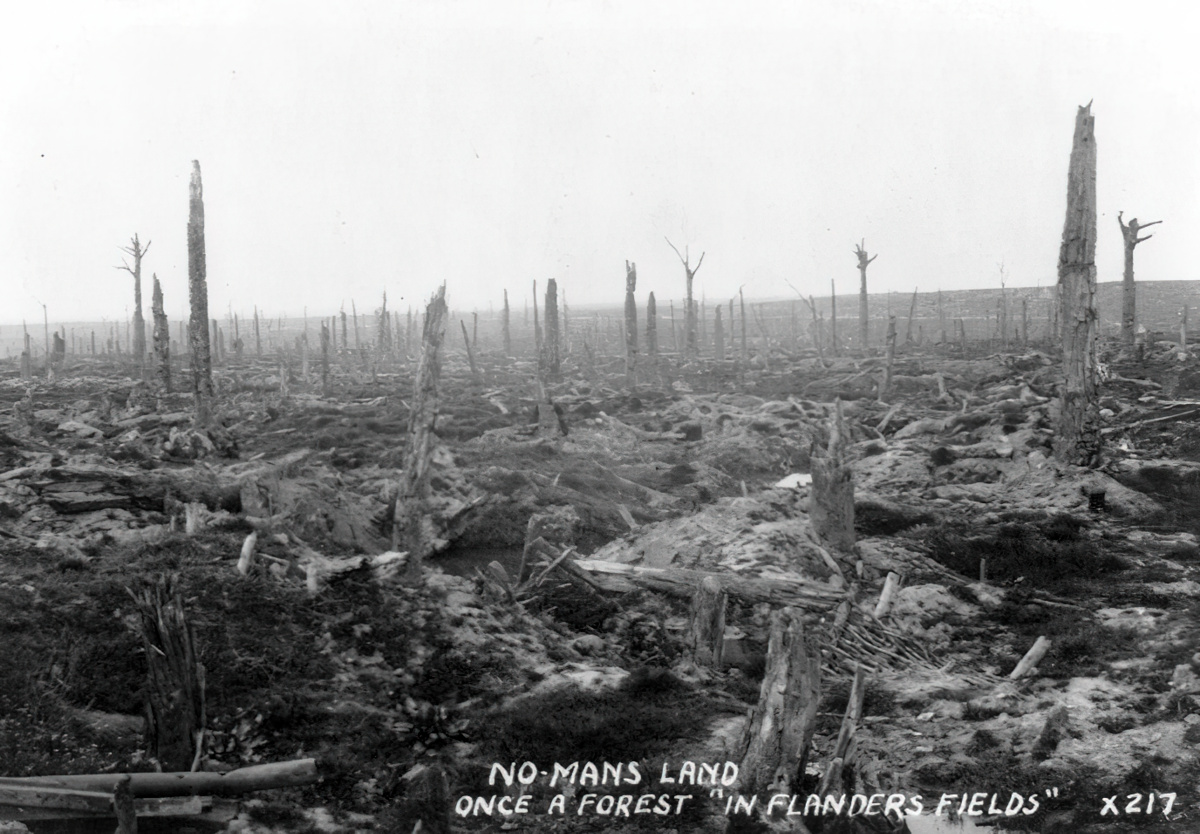 Bandas de desertores en tierra de nadie durante la primera guerra