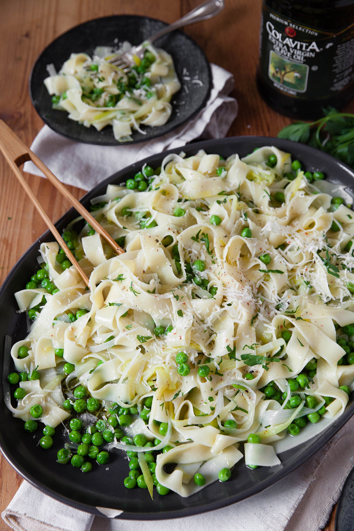 Braised Leeks with Peas Colavita Recipes