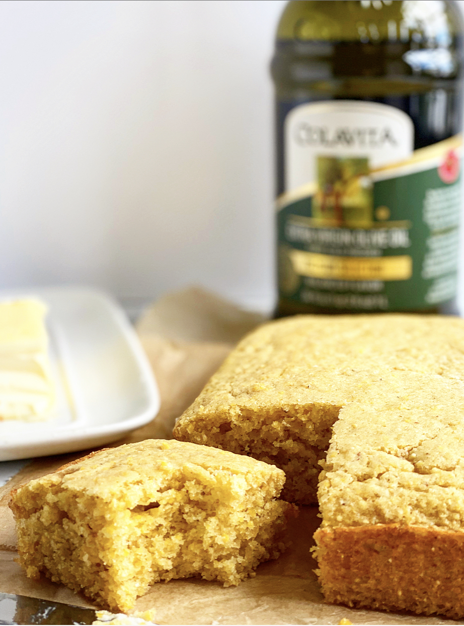 Olive Oil Cornbread by Jessie Sheehan Colavita Recipes