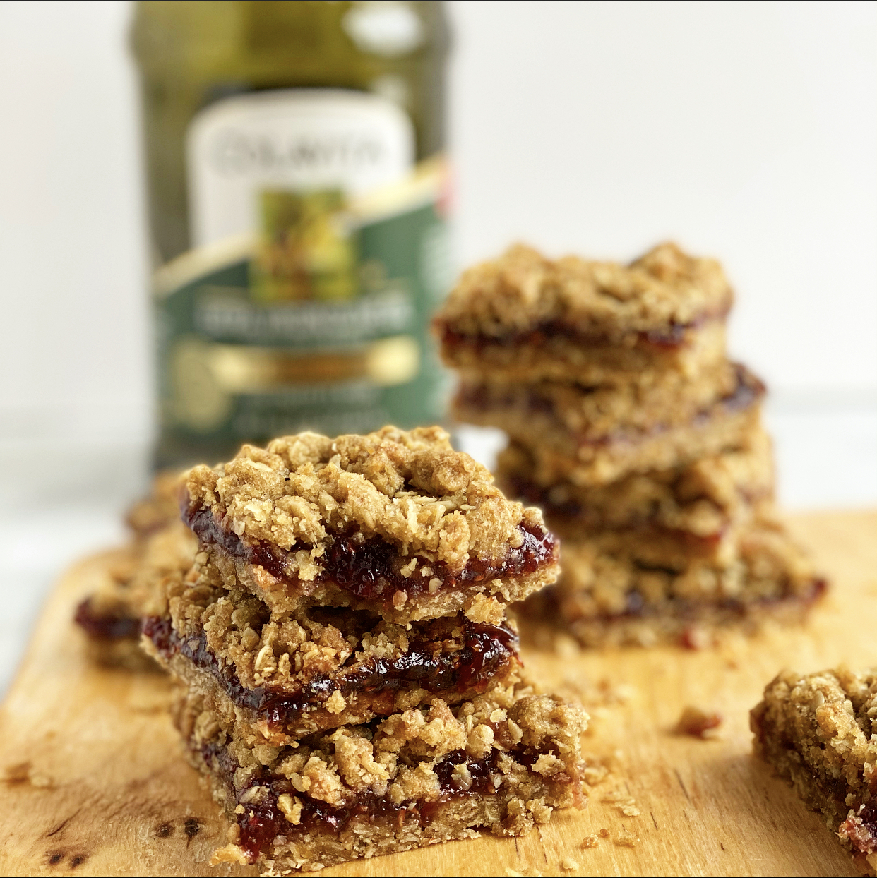 Olive Oil Oatmeal Jam Bars by Jessie Sheehan Colavita Recipes