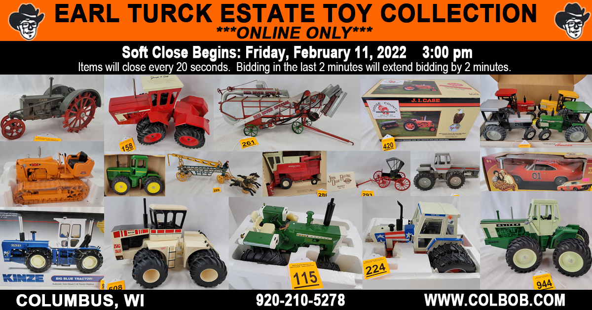Earl Turck Estate Farm Toy Collection Bob's Auction Service, Inc.