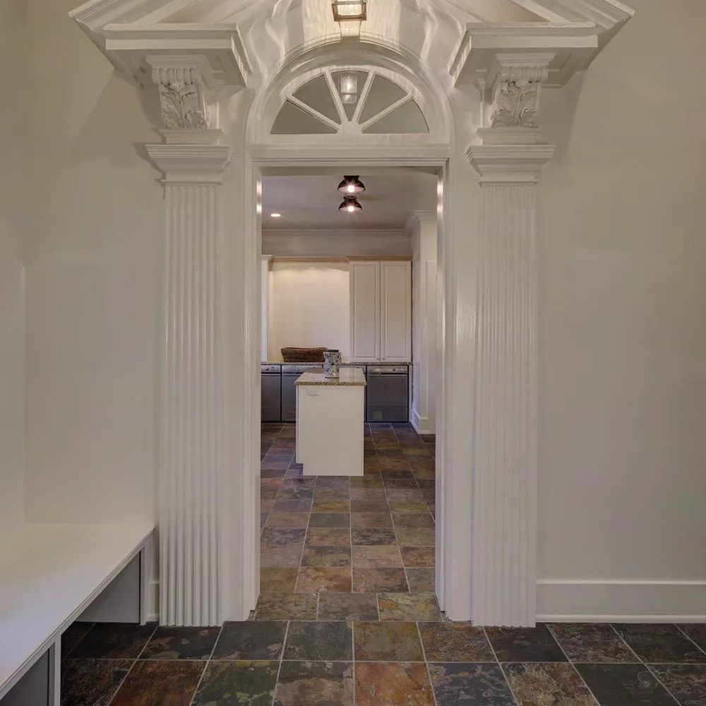 The Mudroom in a luxury custombuilt home Colby Construction