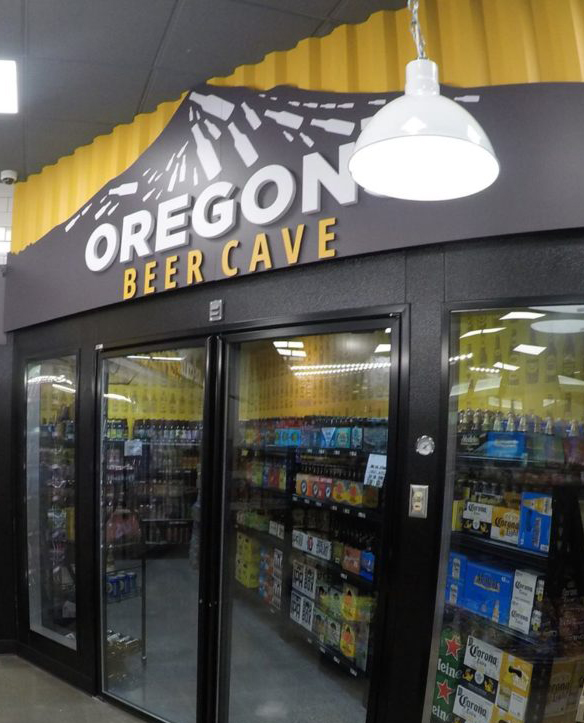 Oregon Beer Cave at Jubitiz Convenience Store Arctic Commercial