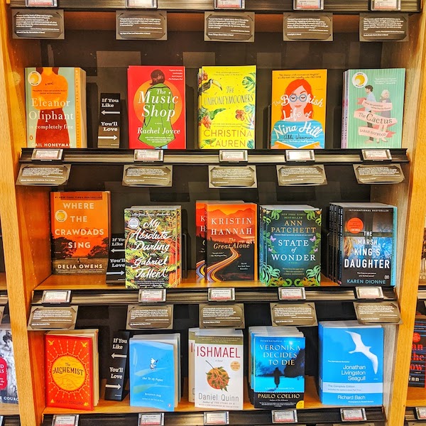 Shopping at Amazon Books —Cold Brew Book Reviews