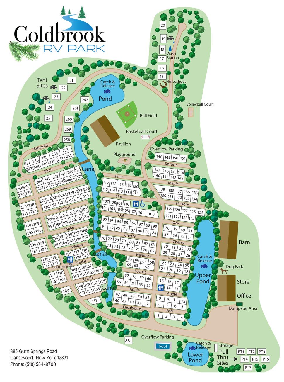 Book Your Campsite Coldbrook RV Park