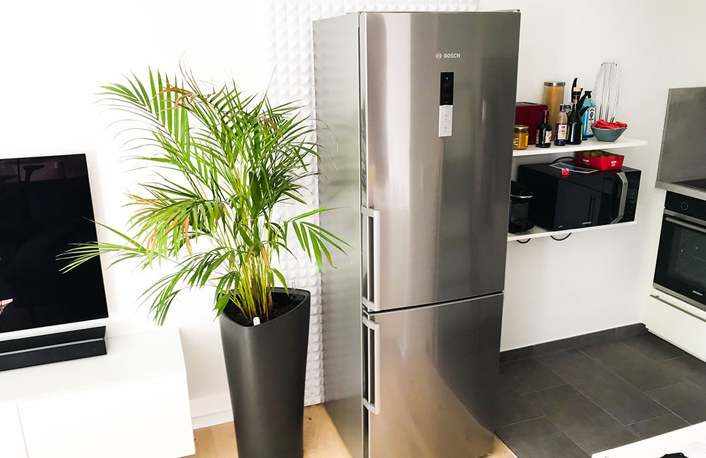 Extrem leiser Kühlschrank / KühlGefrierKombination in Wohnküche Bosch KGN36XI45 coldcorner.de