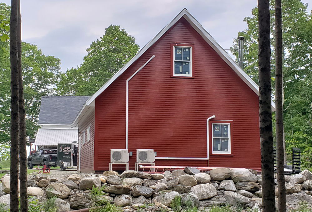 Home Heat Pump Cold Stream Climate Control Maine