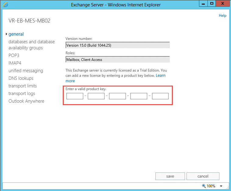 Exchange 2013 how to activate trial version Articles