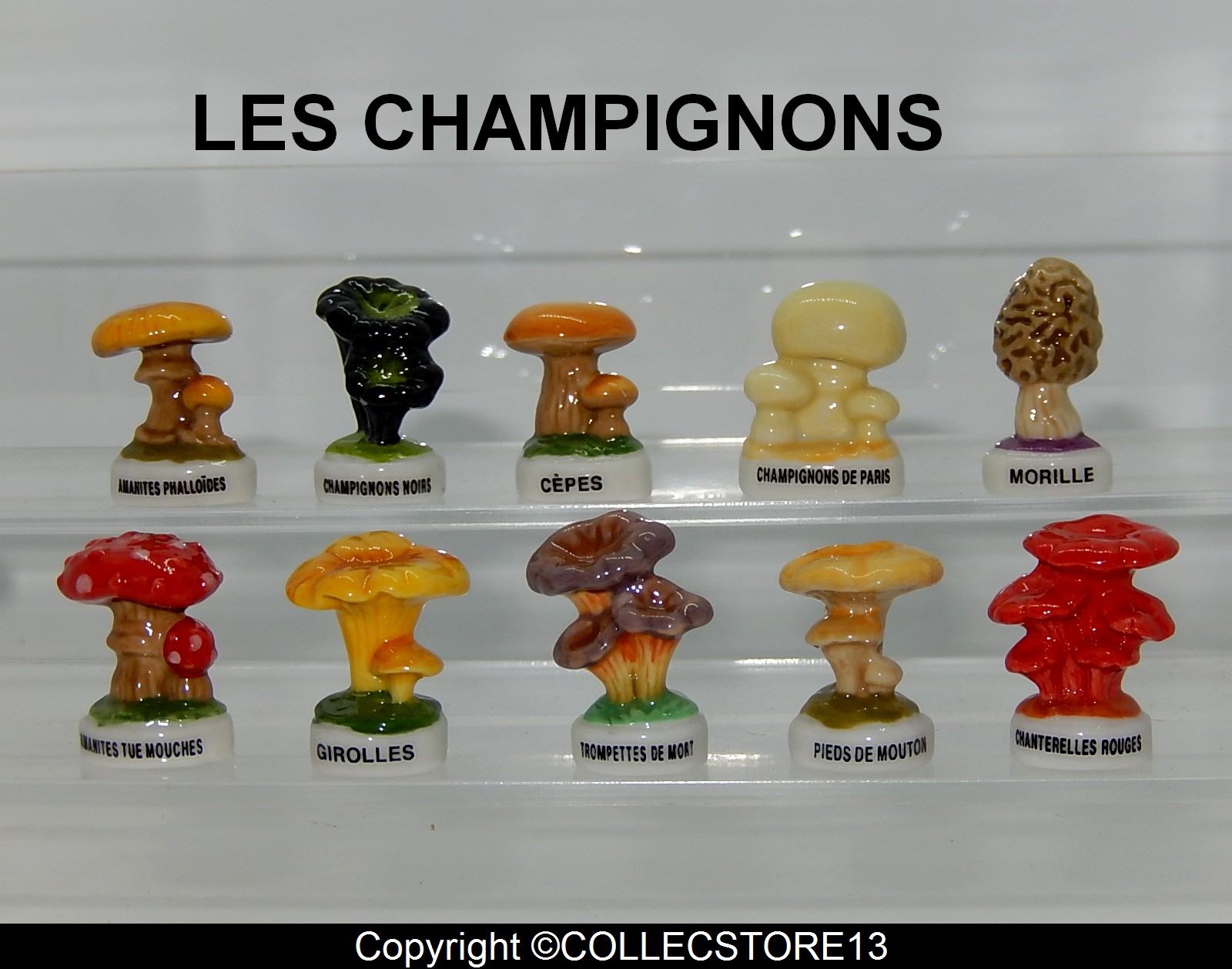 Fèves de collection CollectStore SERIE COMPLETE DE FEVES LES