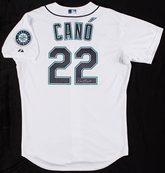 Lot Detail Robinson Cano Signed Mariners Jersey