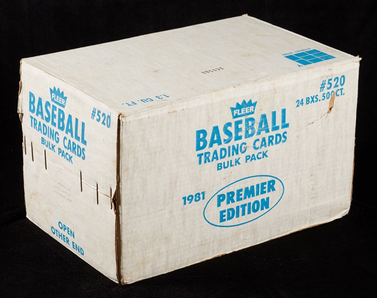Lot Detail 1981 Fleer Baseball Vending Sealed Case (12,000)