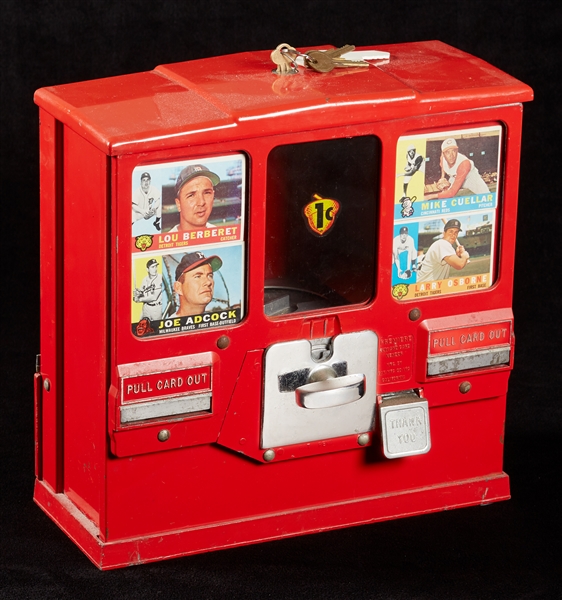 Lot Detail 1956 Premiere Baseball Card Vending Machine