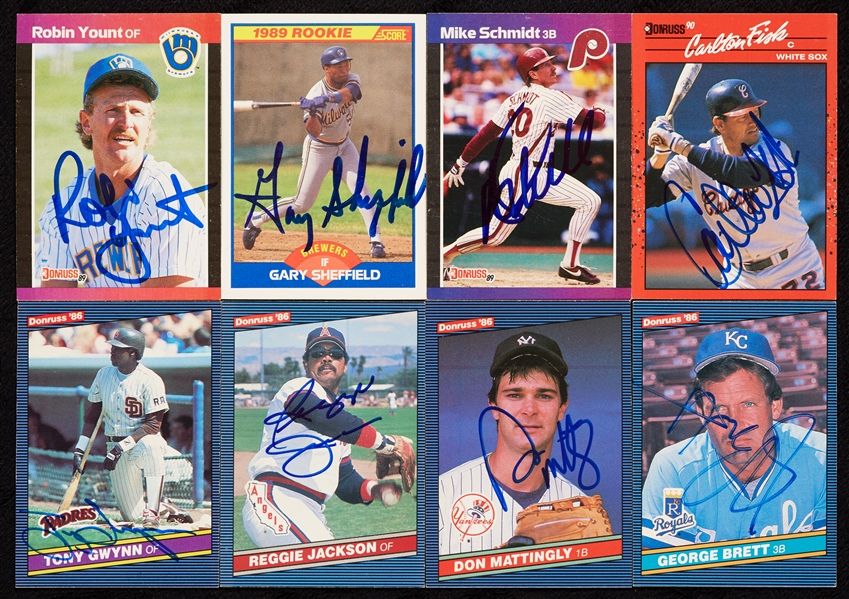 Lot Detail Huge Autographed Baseball Card Collection (6,000+)