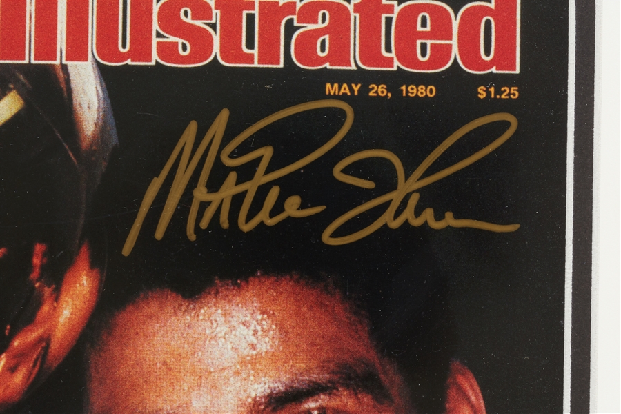 Lot Detail Magic Johnson Signed Sports Illustrated Cover Print in