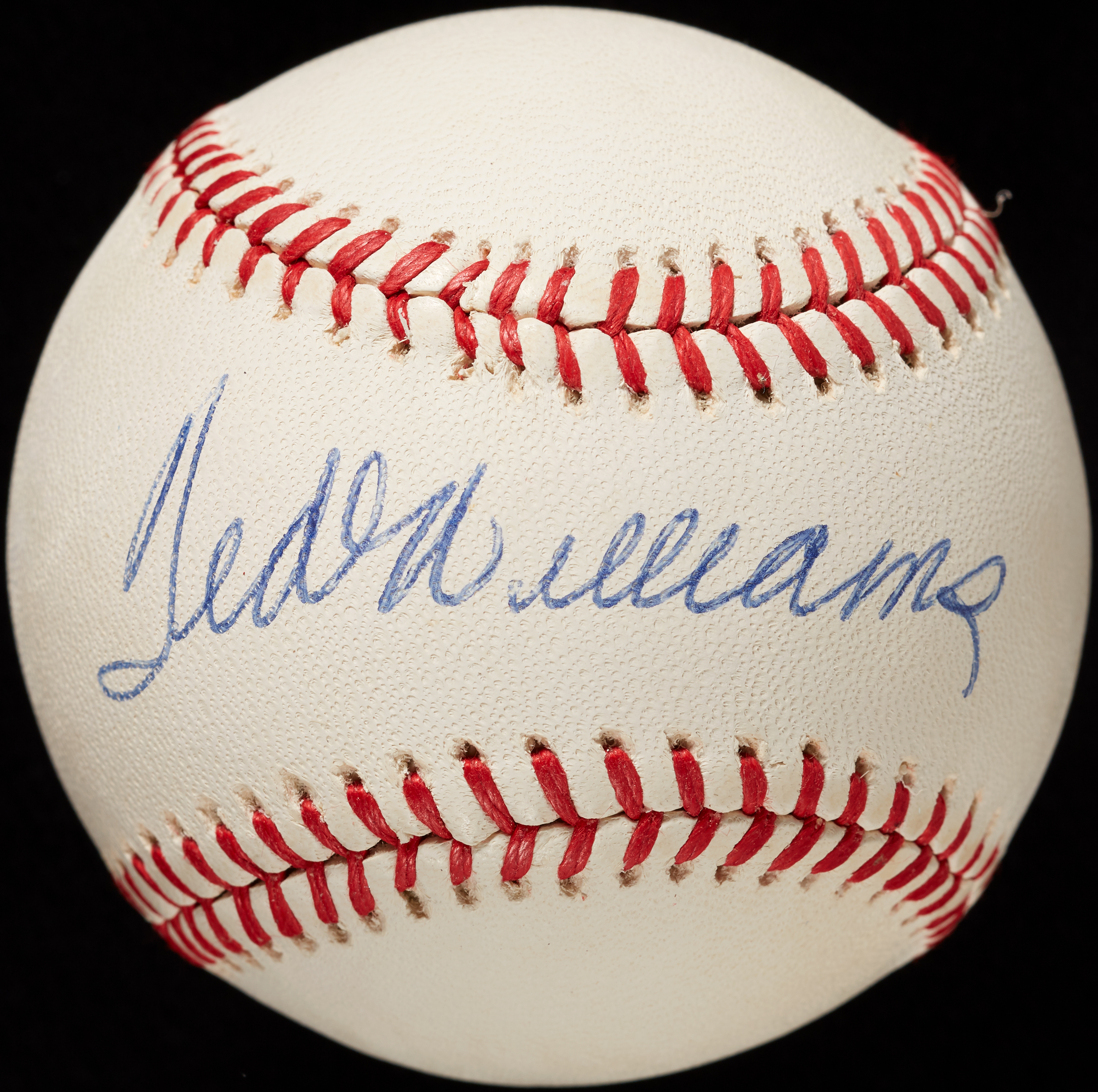 Lot Detail Ted Williams SingleSigned OAL Baseball (BAS)