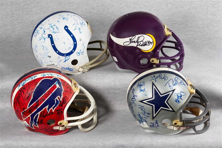 Lot Detail Early 1990s TeamSigned Football Helmets (8)