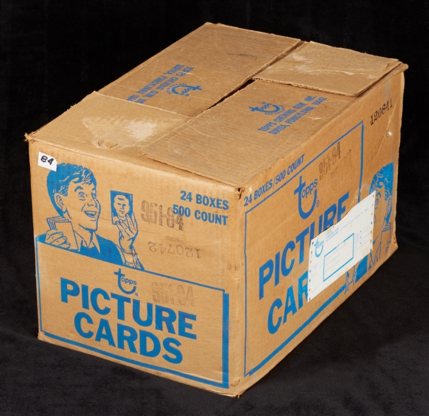 Lot Detail 1984 Topps Baseball Vending Case Each Box Wrapped (24
