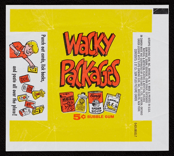 Lot Detail 1967 Topps Wacky Packages Wrapper