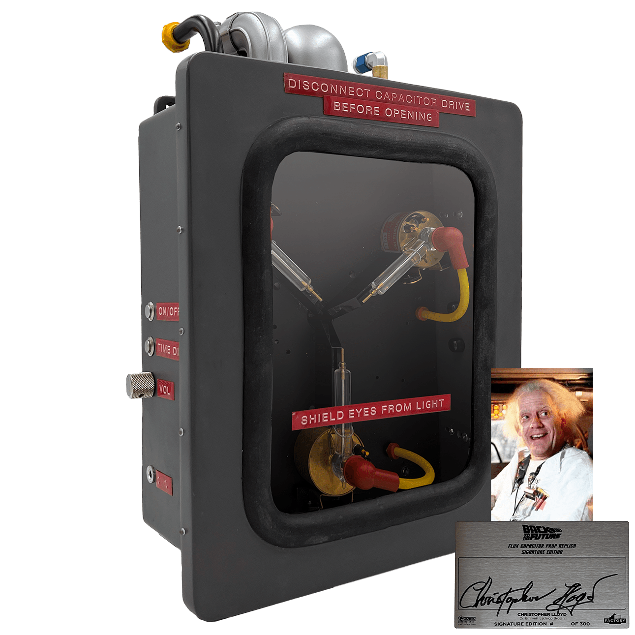 Collect BTTF Factory Entertainment Flux Capacitor Signature Edition